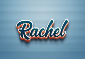 Cursive Name DP: Rachel
