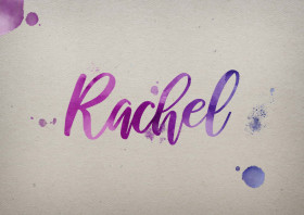 Rachel Watercolor Name DP