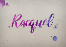 Racquel Watercolor Name DP