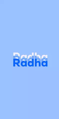 Name DP: Radha