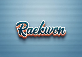 Cursive Name DP: Raekwon