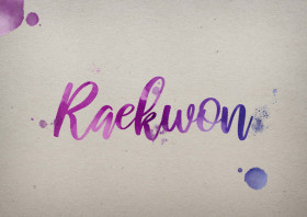 Raekwon Watercolor Name DP