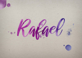 Rafael Watercolor Name DP