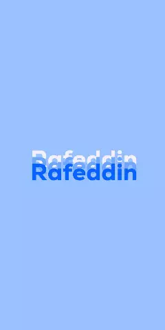 Name DP: Rafeddin
