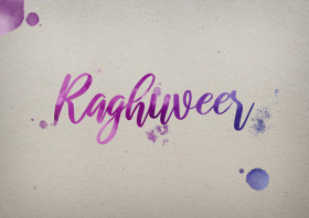Raghuveer Watercolor Name DP