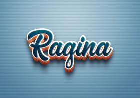 Cursive Name DP: Ragina