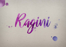 Ragini Watercolor Name DP