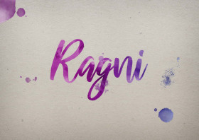 Ragni Watercolor Name DP