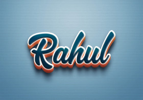 Cursive Name DP: Rahul