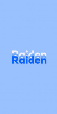 Name DP: Raiden
