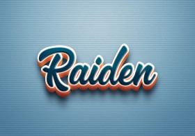 Cursive Name DP: Raiden