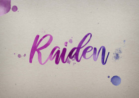 Raiden Watercolor Name DP
