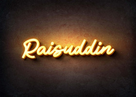 Glow Name Profile Picture for Raisuddin