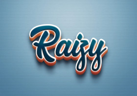 Cursive Name DP: Raizy