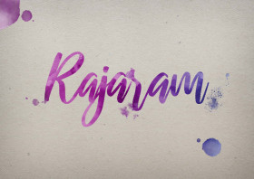 Rajaram Watercolor Name DP
