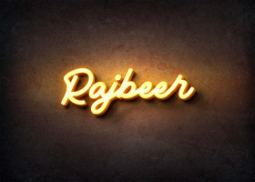 Glow Name Profile Picture for Rajbeer