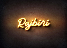 Glow Name Profile Picture for Rajbiri