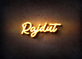 Glow Name Profile Picture for Rajdut