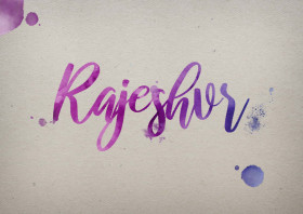 Rajeshvr Watercolor Name DP