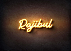 Glow Name Profile Picture for Rajibul