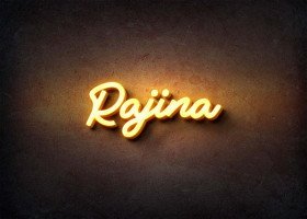 Glow Name Profile Picture for Rajina