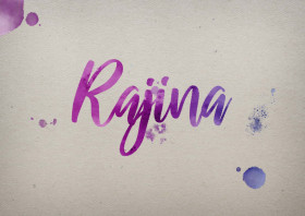 Rajina Watercolor Name DP