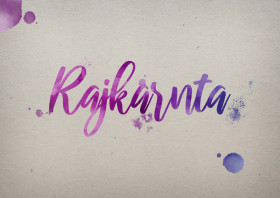 Rajkarnta Watercolor Name DP