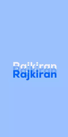 Name DP: Rajkiran