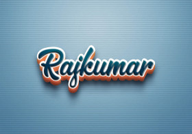 Cursive Name DP: Rajkumar