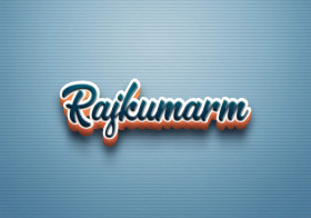 Cursive Name DP: Rajkumarm