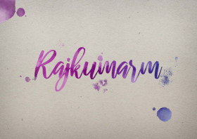 Rajkumarm Watercolor Name DP