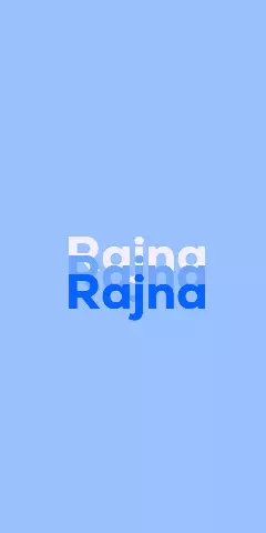 Name DP: Rajna