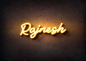 Glow Name Profile Picture for Rajnesh