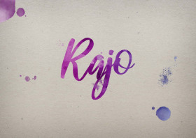 Rajo Watercolor Name DP