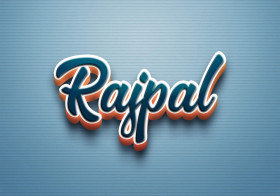 Cursive Name DP: Rajpal