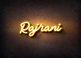 Glow Name Profile Picture for Rajrani