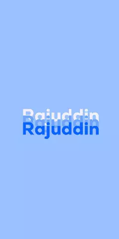 Name DP: Rajuddin