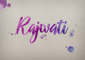 Rajwati Watercolor Name DP