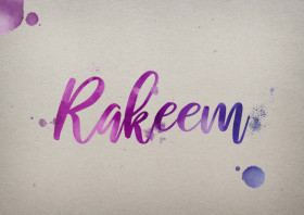 Rakeem Watercolor Name DP