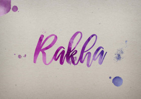 Rakha Watercolor Name DP