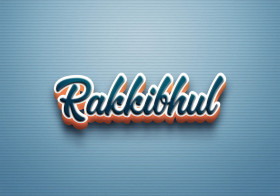 Cursive Name DP: Rakkibhul