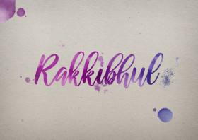 Rakkibhul Watercolor Name DP