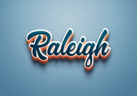 Cursive Name DP: Raleigh