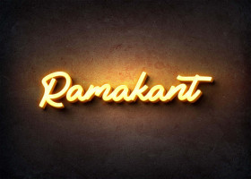 Glow Name Profile Picture for Ramakant