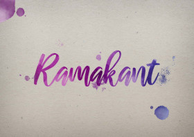 Ramakant Watercolor Name DP