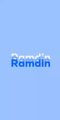 Name DP: Ramdin