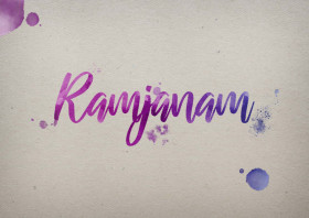 Ramjanam Watercolor Name DP