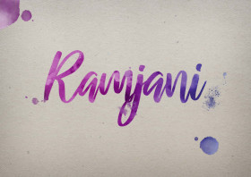 Ramjani Watercolor Name DP