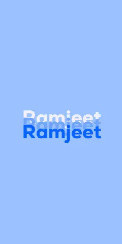 Name DP: Ramjeet