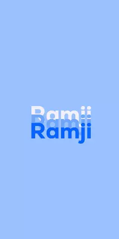 Name DP: Ramji
